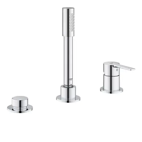 Retur gratuit Baterie pe cada cu 3 orificii GROHE seria LINEARE 19965001