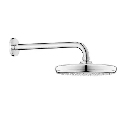 Set de dus cu para fixa si brat 286 GROHE seria TEMPESTA 210 1 JET 26412000 Plată sigură
