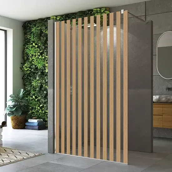 Perete de dus tip Walk-In, cu profil compensator de fixare pe perete, Ronal Easy STR4P Japan Calitate înaltă