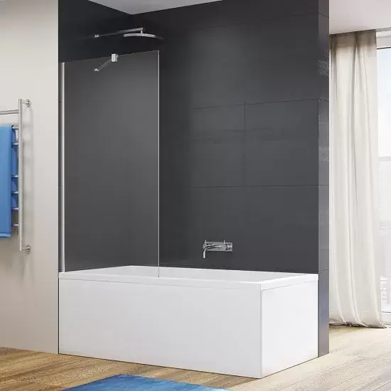 Paravan pentru cada de baie, dintr-o bucata, Sanswiss Easy STR4P6B Ofertă exclusivă