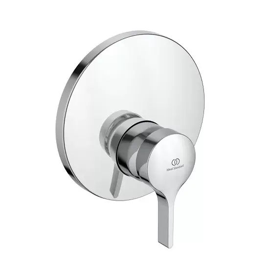 Baterie de dus monocomanda incastrata, crom, Ideal Standard Melange A4719AA Retur ușor