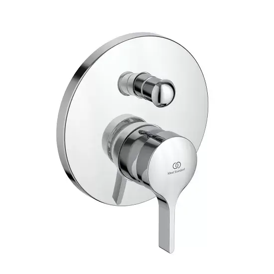 Baterie cada dus monocomanda incastrata, cu 2 iesiri, crom, Ideal Standard Melange A4720AA Promoție