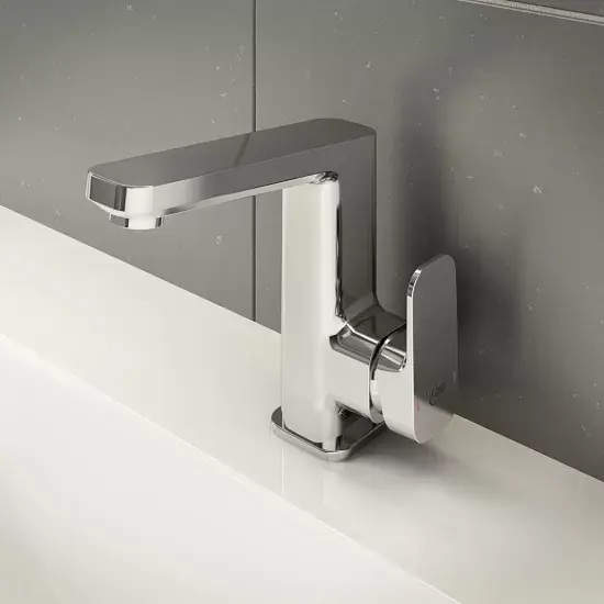 Baterie lavoar monocomanda, cu pipa inalta, cu ventil, Ideal standard Tonic II A6332AA Reducere specială