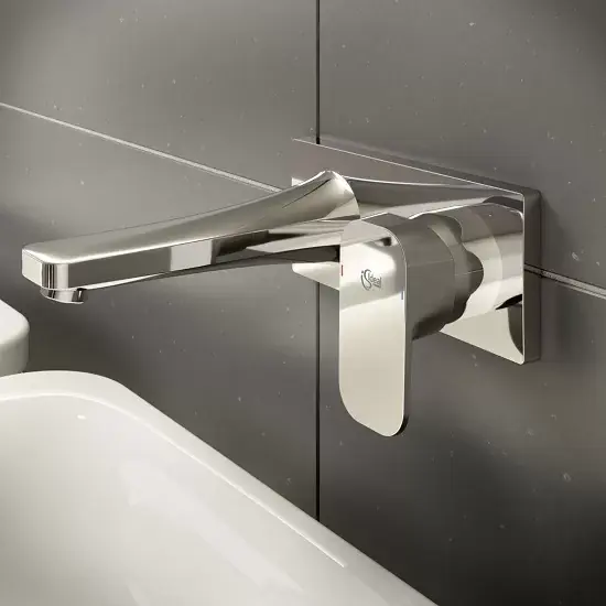 Cel mai bun preț Baterie lavoar, cu montaj incastrat, cu pipa 180 mm, Ideal Standard Tonic II A6334AA