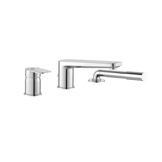 Baterie cada dus montaj pe cada, cu 3 orificii, Ideal Standard Tonic II A6348AA Ofertă specială