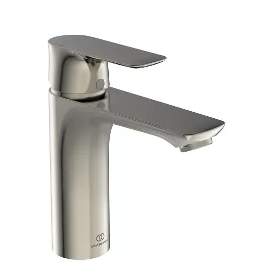 Baterie lavoar monocomanda, tip Grande, fara ventil, gri metalic (silver storm PVD), Ideal Standard Connect Air A7055GN Calitate înaltă
