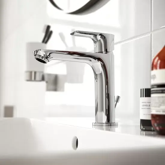 Baterie lavoar monocomnada BlueStart, tip Grande, cu ventil metalic, crom, Ideal Standard Connect Air A7013AA Chilipir