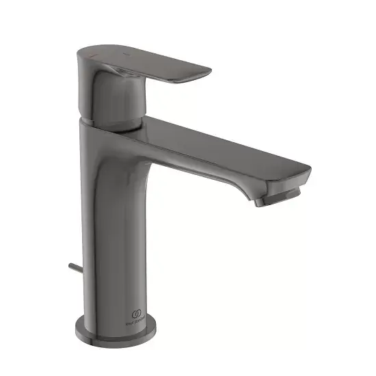 Baterie lavoar monocomnada BlueStart, tip Grande, cu ventil metalic, gri inchis (magnetic grey PVD), Ideal Standard Connect Air A7013A5 Preț promoțional