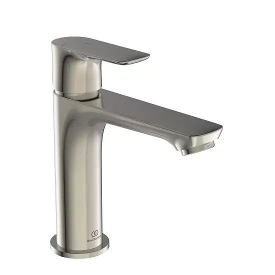 Preț promoțional Baterie lavoar monocomnada BlueStart, tip Grande, fara ventil, gri metalic (silver storm PVD), Ideal Standard Connect Air A7016GN