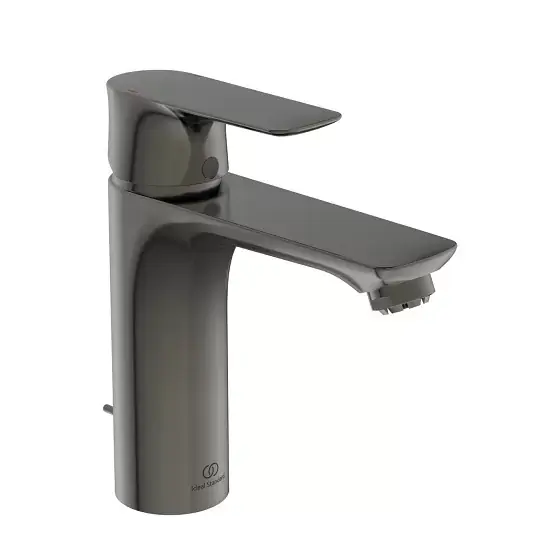 Baterie lavoar monocomnada, tip Grande, pentru presiune scazuta ND, cu ventil, gri inchis (magnetic grey PVD), Ideal Standard Connect Air A7054A5 Cel mai bun preț