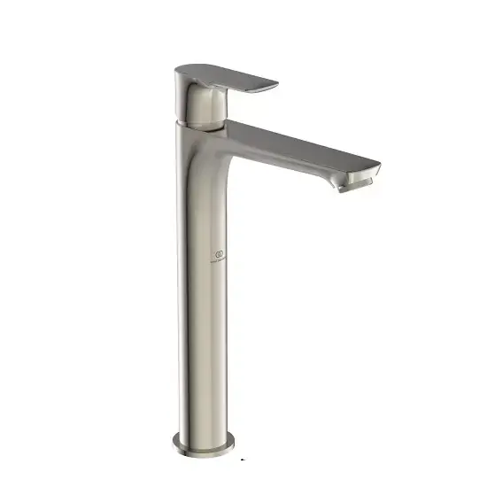 Baterie lavoar monocomnada, tip Vessel, subtire, fara ventil, gri metalic (silver storm PVD), Ideal Standard Connect Air A7027GN Cel mai bun preț