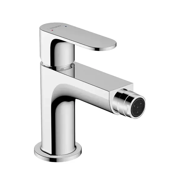 Baterie bideu monocomanda, cu ventil pop-up, crom, Hansgrohe Rebris E 72210000 Plată securizată