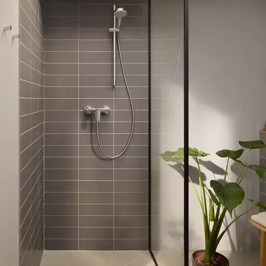 Baterie de dus monocomanda, crom, Hansgrohe Rebris E 72650000 Plată sigură