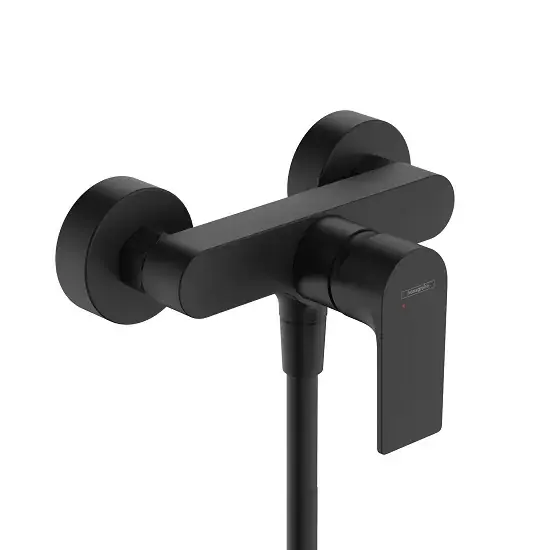 Super ofertă Baterie de dus monocomanda, negru mat (matt black), Hansgrohe Rebris E 72650670