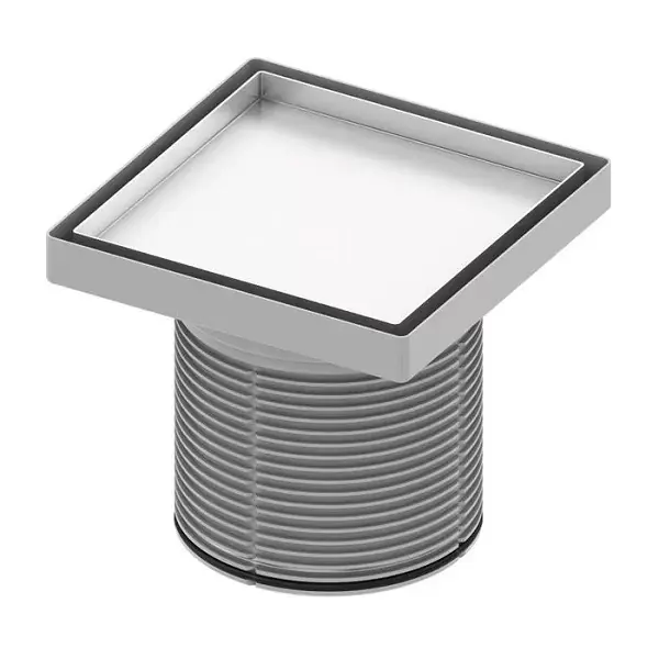 Inaltator cu grila din otel inoxidabil, 150 mm, design plate, pentru placare ceramica, TECEdrainpoint S 3660011 Vezi acum