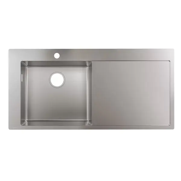 Preț redus Chiuveta bucatarie S716-F450, o cuva, scurgere dreapta, otel inoxidabil, Hansgrohe 43331800