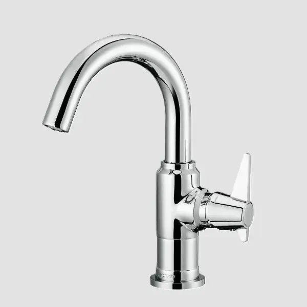 Baterie lavoar monocomanda retro, fara ventil click-clack, crom, Deante Temisto BQT_020M Preț redus