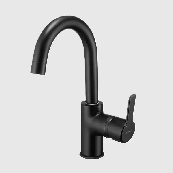 Baterie lavoar monocomanda, fara ventil click-clack, negru, Deante Arnika BQA_N24M Preț redus