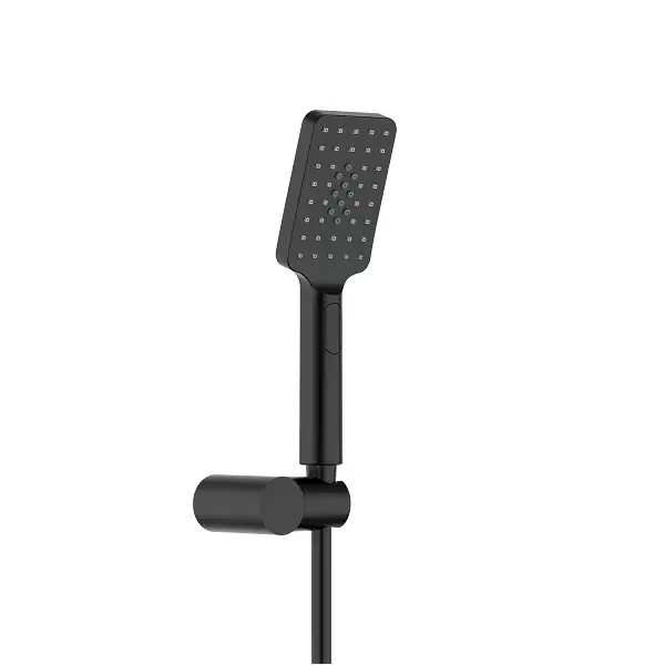 Set de dus, cu para, suport si furtun 150 cm, negru, Deante Alpinia NGA_N41K Preferatul clienților