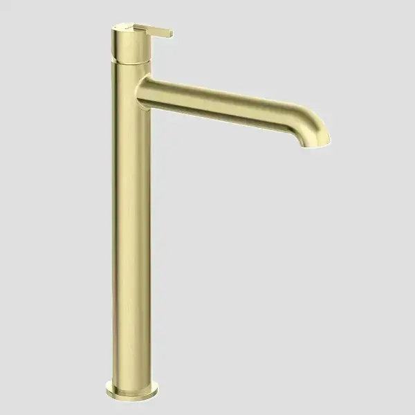Discount Baterie lavoar monocomanda inalta, fara ventil, auriu periat, Deante Silia BQS_R20K
