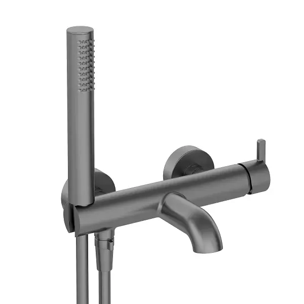 Popular Set baterie cada dus monocomanda, cu set de dus, antracit mat, Deante Silia BQS_D11M
