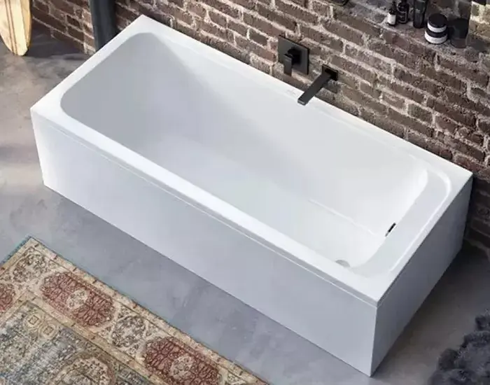 Cada de baie rectangulara, incastrata 170x75 cm, alb alpin, Villeroy&Boch Architectura UBA170ARA2V-01 Preț promoțional