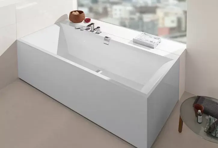 Cada de baie Quaryl, dreptunghiulara 180x80, incastrata, Villeroy & Boch Squaro Edge 12 UBQ180SQE2DV-01 Reducere specială