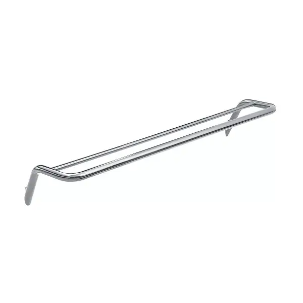 Vezi acum Suport dublu prosop 60 cm, montaj pe perete, crom lucios, Deante Silia ADI_0631