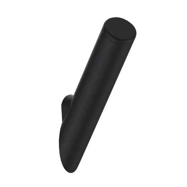 Cuier simplu pentru baie, negru mat, Deante Silia ADI_N111 Discount