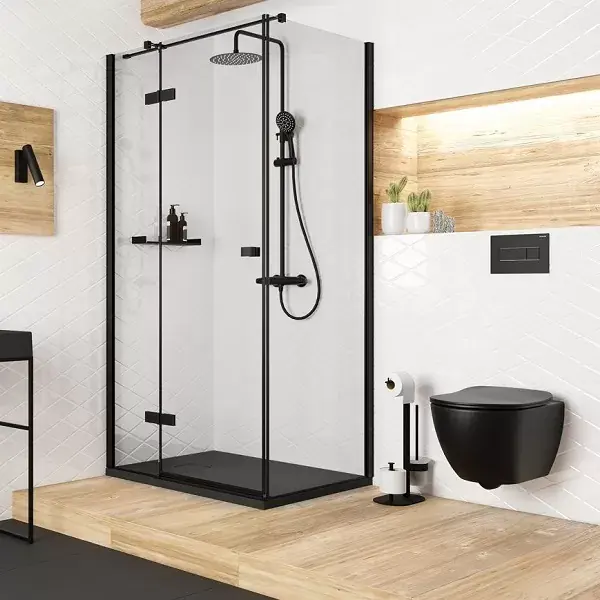 Vas wc suspendat Rimless, cu fixare ascunsa, negru, Deante Peonia CDE_NZPW Plată securizată