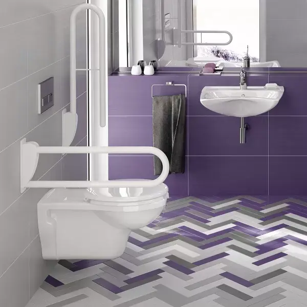 Vas wc suspendat, persoane cu dizabilitati, cu capac soft close, alb, Deante Vital CDVD6WPW Noutate