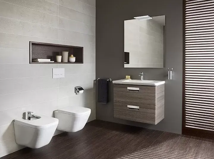 Vas wc suspendat Compact, cu capac normal Supralit, Roca seria The Gap Rimless 34647A000 + 80173000B Preț promoțional