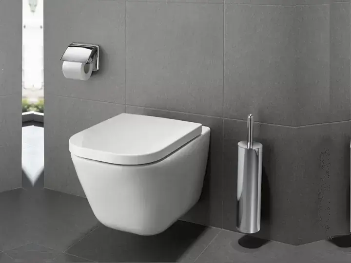Doar azi Capac soft close vas wc Compact, din Supralit, cu sistem Easy Remove- Square, Roca The Gap 80173200B