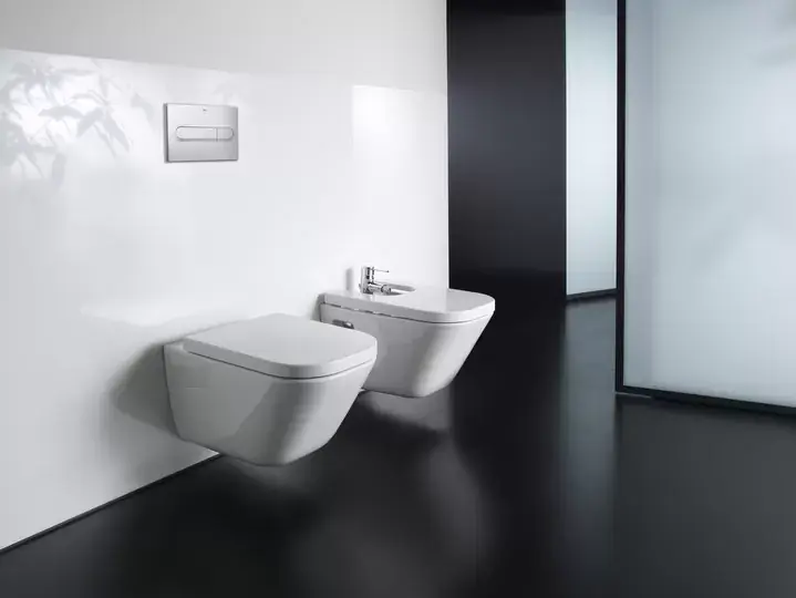 Preț redus Capac normal vas wc Compact, din Supralit, cu sistem Easy Remove- Square, Roca The Gap 80147000B