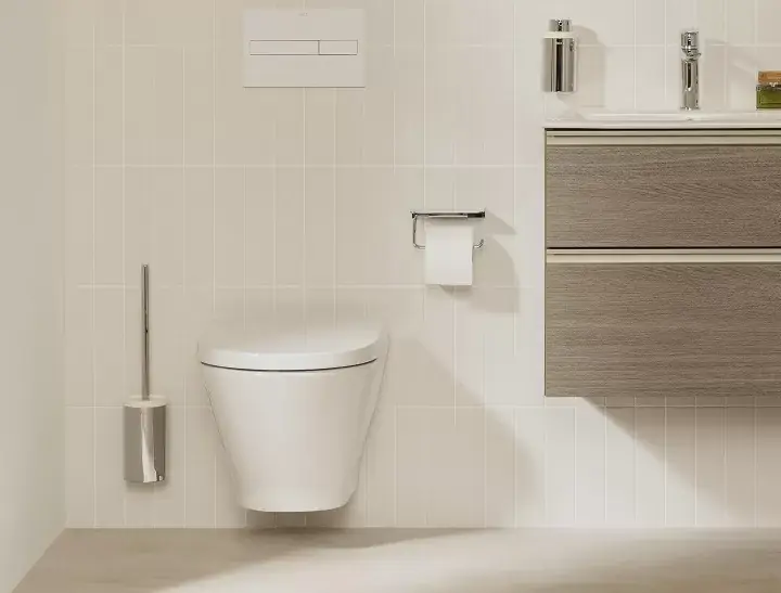 Disponibil imediat Capac normal pentru vas wc, Roca The Gap Round 801D10001