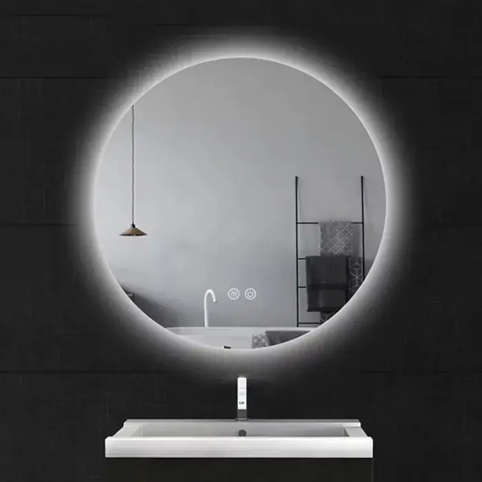 Oglinda rotunda, iluminare LED si dezaburire, 90 cm, Fluminia Calatrava Ambient 90, L900 Ofertă de sezon