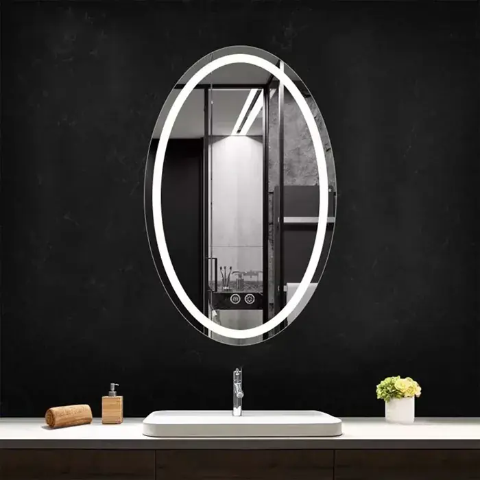 Retur gratuit Oglinda ovala, iluminare LED si dezaburire, 60x80 cm, Fluminia Picasso-IN-60, ML5-60-A