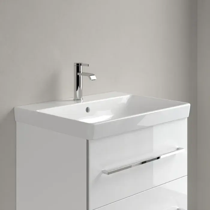 Lavoar suspendat, CeramicPlus, dreptunghiular, 60 cm, alb alpin, Villeroy & Boch Avento 415860R1 Calitate înaltă