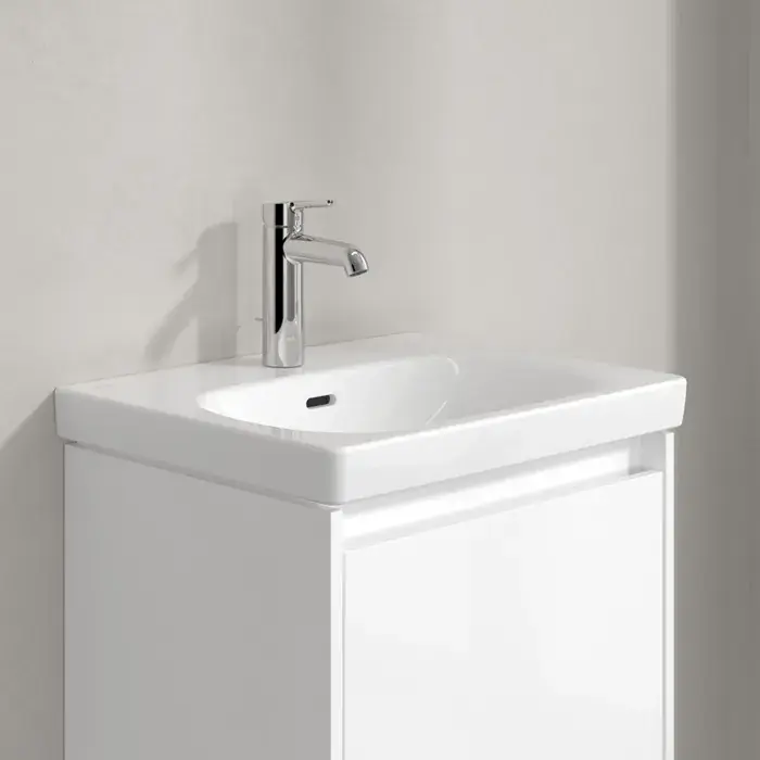 Nu rata Lavoar suspendat, dreptunghiular, 55 cm, alb lucios, Villeroy & Boch Skyla 5A515501