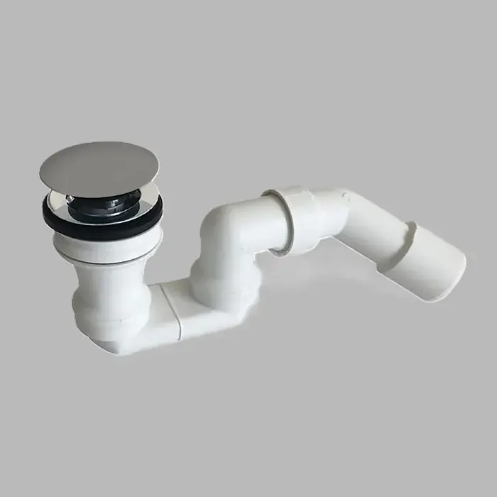 Expediere rapidă Sifon pentru cada de baie, fara preaplin, push-open, gri mat (Matt Grey), Villeroy & Boch U9095203S