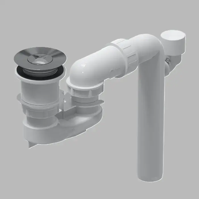 Noutate Set de scurgere cu functie de preaplin, pentru cada fara preaplin, crom lucios, Villeroy & Boch ViFlow U90953061