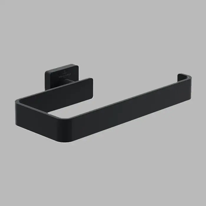 Nu rata Suport pentru prosop, unghiular, 209 mm, negru mat (Matt Black), Villeroy & Boch Elements Striking TVA152005000K5