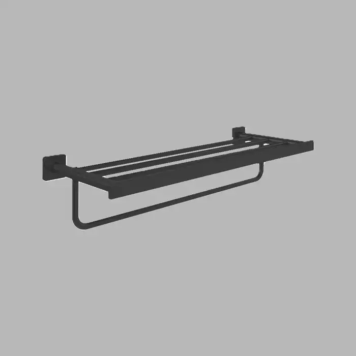 Preț promoțional Suport pentru prosop, multiplu, 595 mm, negru mat (Matt Black), Villeroy & Boch Elements Striking TVA152006000K5