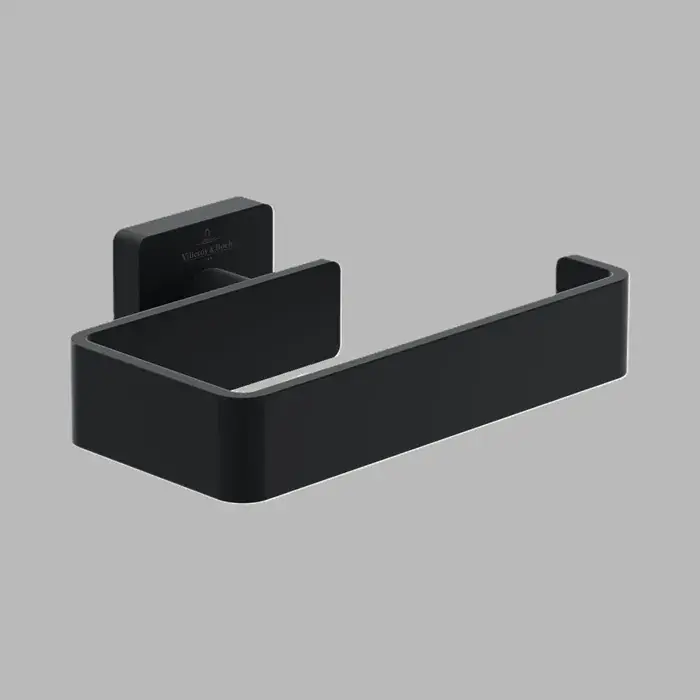 Suport hartie igienica, fara capac, negru mat (Matt Black), Villeroy & Boch Elements Striking TVA152014000K5 Comandă acum