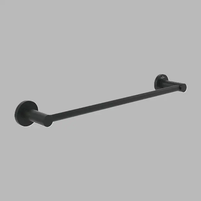 Suport pentru prosop, 504 mm, negru mat (Matt Black), Villeroy & Boch Elements Tender TVA151001000K5 Cumpără online