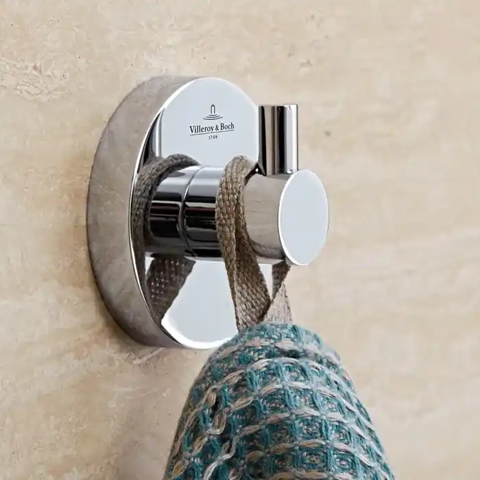 Cumpără online Cuier simplu baie, fixare ascunsa, crom lucios, Villeroy & Boch Elements Tender TVA15101100061