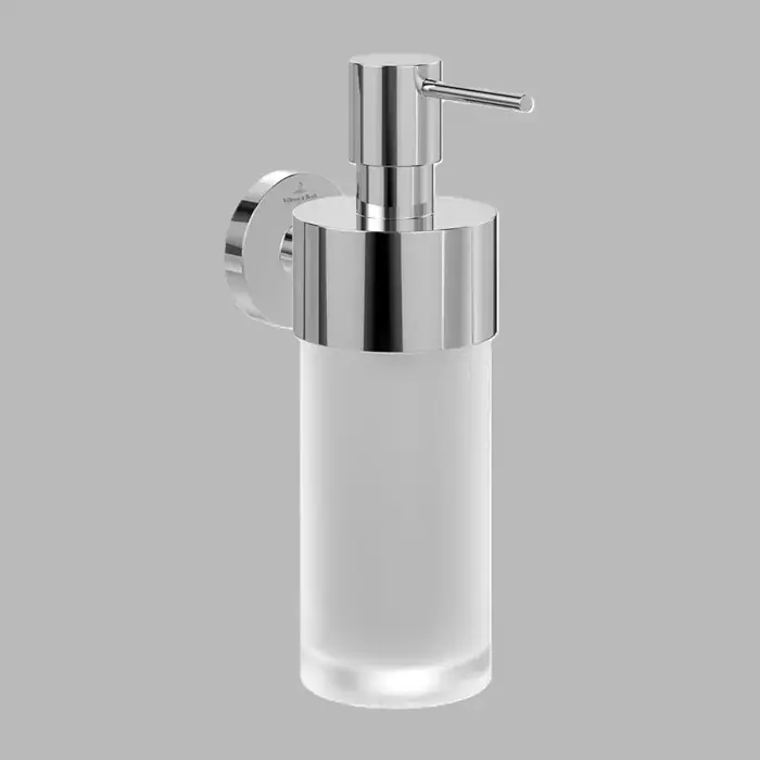 Dozator sapun lichid, cu suport metalic, crom lucios, Villeroy & Boch Elements Tender TVA15100700061 Ofertă limitată