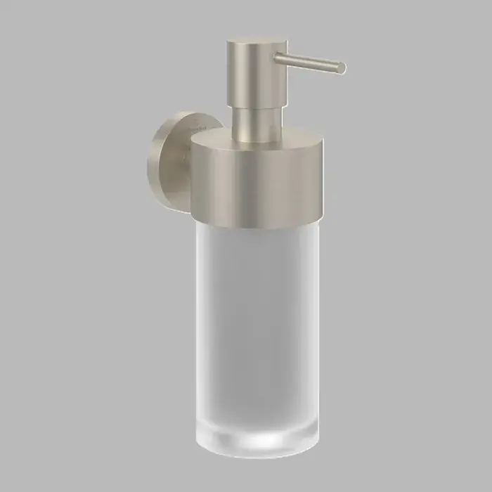Popular Dozator sapun lichid, cu suport metalic, nichel periat (Brushed Nickel Matt), Villeroy & Boch Elements Tender TVA15100700064