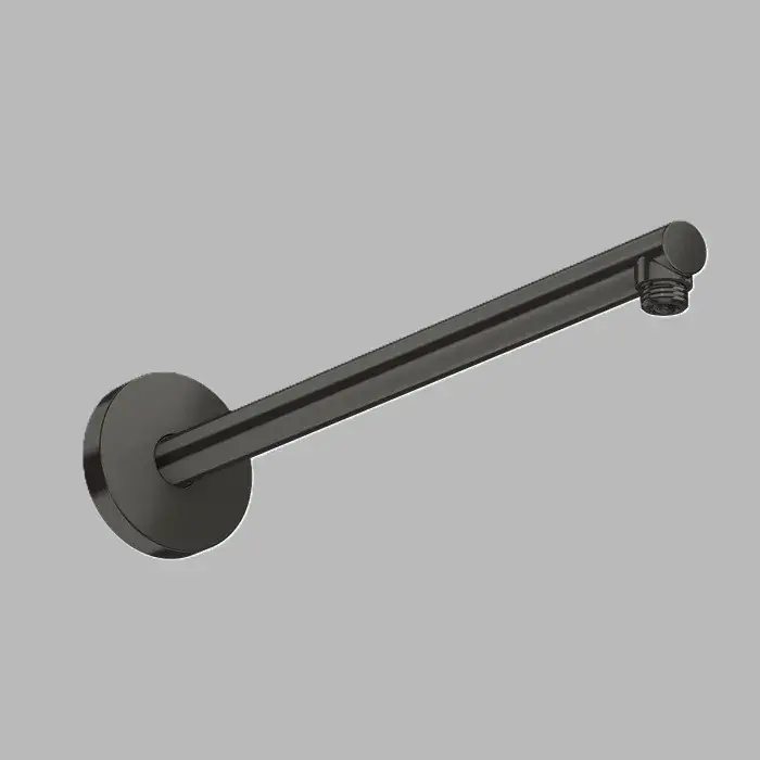 Brat de dus, montaj pe perete, 390 mm, antracit periat (Brushed Black Chrome), Axor ShowerSolutions 26431340 Preț promoțional