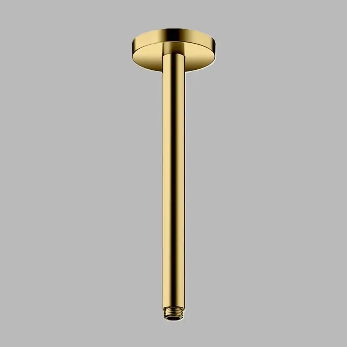 Brat de dus, montaj pe tavan, 300 mm, auriu lucios (Polished Gold Optic), Round, Axor ShowerSolutions 26433990 Chilipir